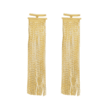 Brinco Dourado de Franja