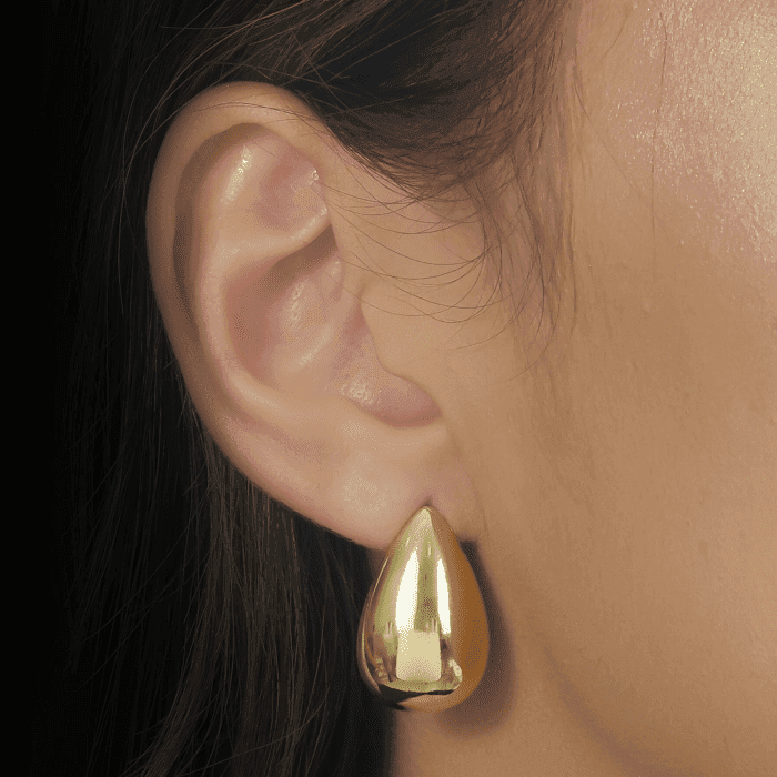 Brinco Dourado Gota - Imagem 2