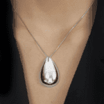 Colar Prateado de Gota - Imagem 2