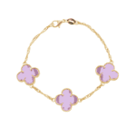 Pulseira Trevos Van Cleef Preta - Imagem 3
