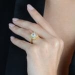 Anel Pedra Zircônia Cristal - Imagem 2