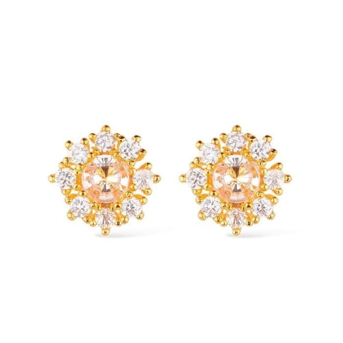 Brinco Glamour com Pedras de Zircônia - Imagem 1