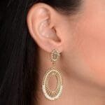 Brinco Dourado Luxo de Gala - Imagem 2