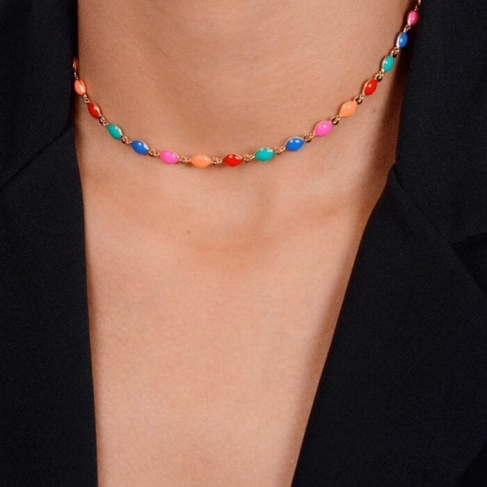 Chocker  Colorida com Extensor - Imagem 2