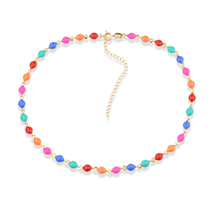 Chocker  Colorida com Extensor - Imagem 1