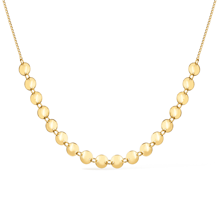 Chocker Dourada Esferas com Extensor - Imagem 1