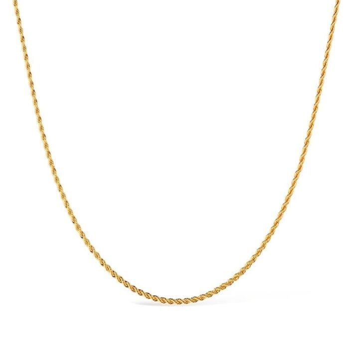 Colar Baiano Dourado - Imagem 1