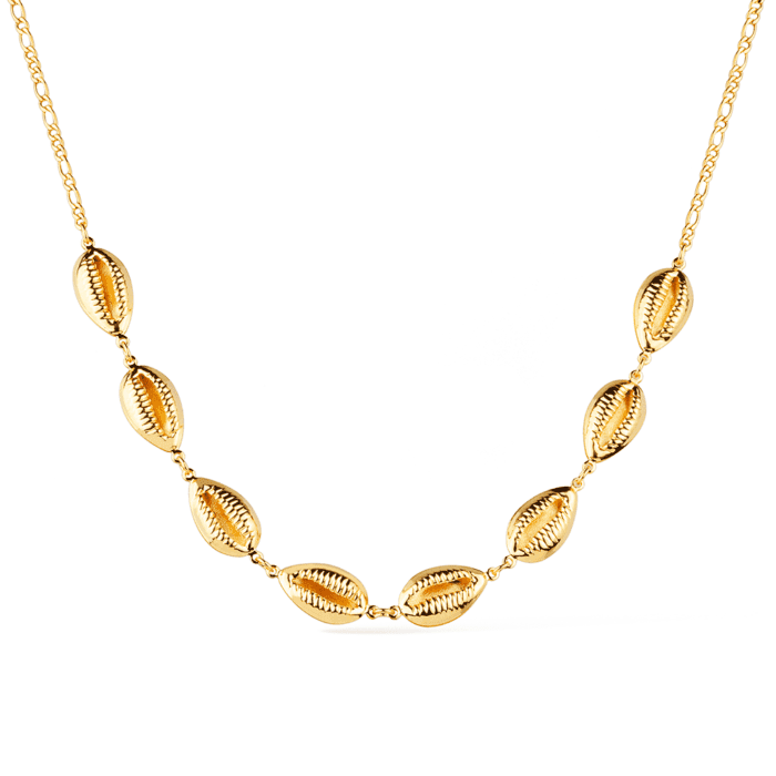 Colar Dourado Búzios - Imagem 1