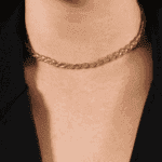 Colar Dourado Chocker Trançada - Imagem 2