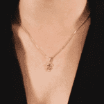 Colar Dourado Filha com Zircônia - Imagem 2