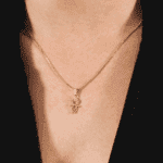 Colar Dourado Filho com Zircônia - Imagem 2