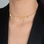 Colar Dourado Olho Grego - Imagem 2