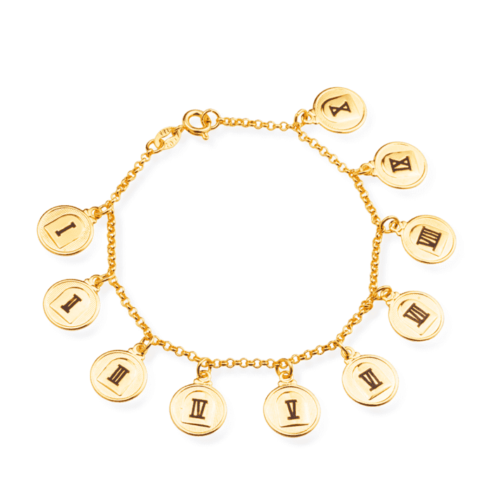 Pulseira Prateada 10 Dez Mandamentos - Imagem 4