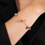 Pulseira Dourada de Bolas Grandes - Imagem 2