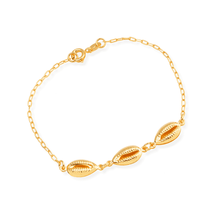 Pulseira Prateada de Búzios - Imagem 3