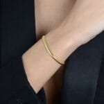 Pulseira Dourada Rabo de Rato - Imagem 2