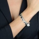 Pulseira Prateada 10 Dez Mandamentos - Imagem 2