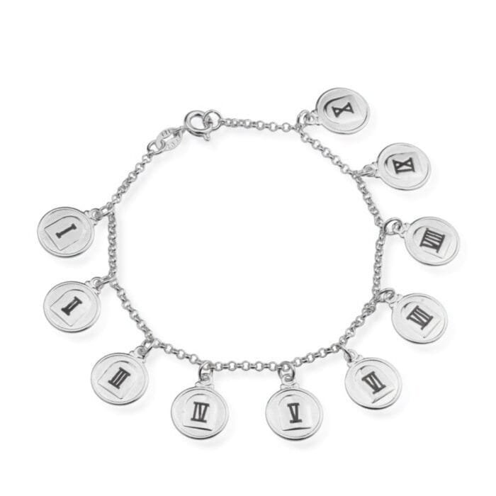 Pulseira Prateada 10 Dez Mandamentos - Imagem 1