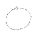 Pulseira Dourada de Bolinhas Delicada - Imagem 3