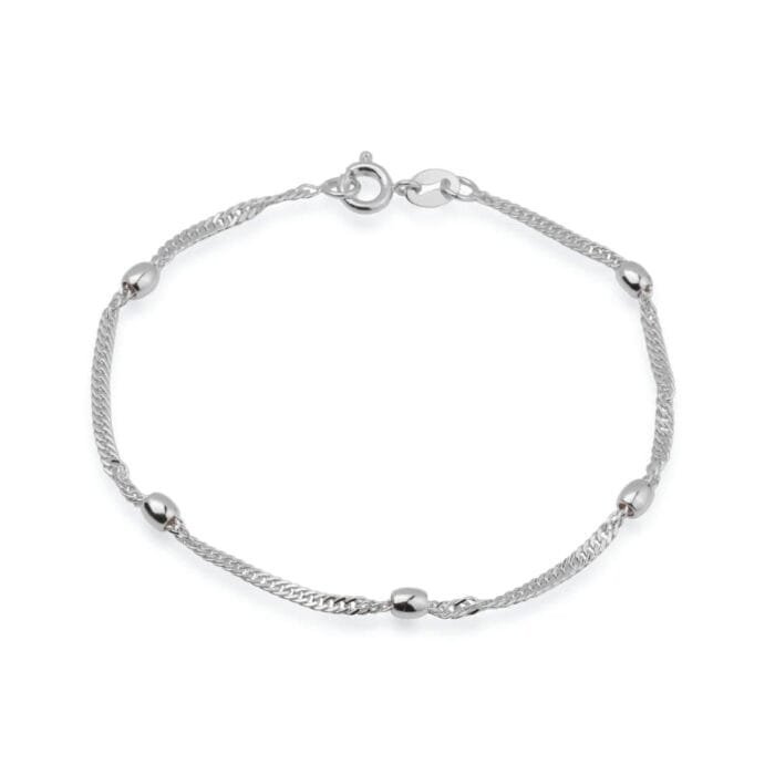 Pulseira Dourada de Bolinhas - Imagem 3