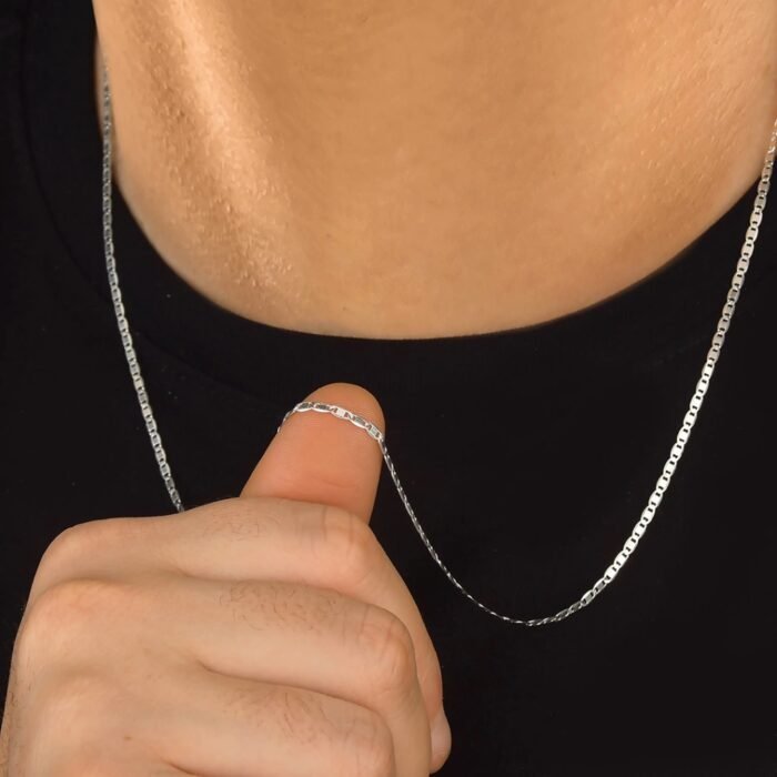 Corrente Piastrine 1,8 mm Prata 925 - Imagem 2