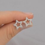 Brinco Estrela Cravejada Brilhante - Imagem 3