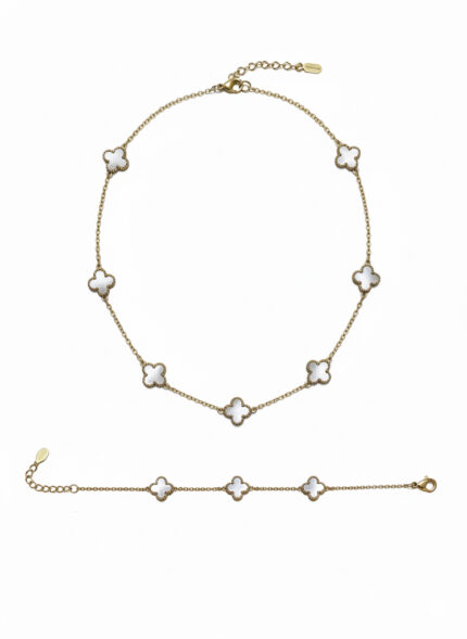 Conjunto Trevo Dourado