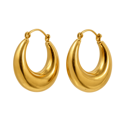 Brinco Argola Gold Shine