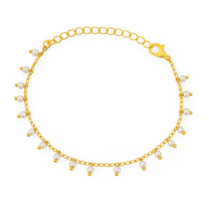 Pulseira Pérola Charm
