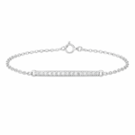 Pulseira Delicatta Cravejada - Prata 925