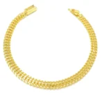 Pulseira Grumet Dupla Dourada