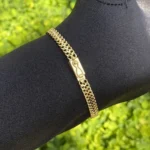 Pulseira Grumet Dupla Dourada - Imagem 3