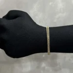 Pulseira Grumet Dupla Dourada - Imagem 2