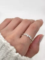 Anel Grace Zircônia - Prata 925 - Imagem 2