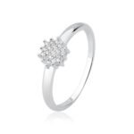 Anel Chuveiro Clássico – Prata 925 com Zircônias