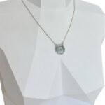 Colar Medalha Salmo 23 - Prata 925