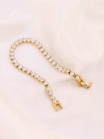 Pulseira Riviera Dourada - Aço inoxidável - Imagem 2