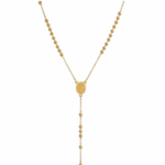 Colar Terço Dourado - Aço inoxidável