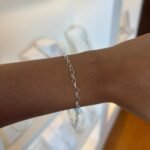 Pulseira Elo Corações Entrelaçados - Prata 925