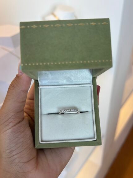 Anel Aparador Coração em Prata 925