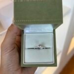 Anel Solitário Cravejado em Prata 925