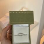 Anel Aparador de Aliança Cravejado Prata 925