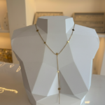 Colar Gravatinha Estelar em Aço Inoxidável