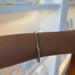 Bracelete Redondo Liso Aço Inoxidável