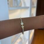 Bracelete Trevo em Madrepérola – Aço Inoxidável