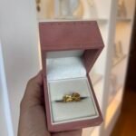 Anel Flores em Aço Inoxidável