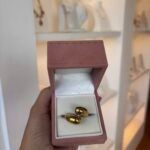 Anel Maximalista em Aço Inoxidável