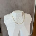 Gargantilha de Elos de Coração Semijoia