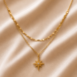 Colar Duplo Estrelar