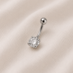 Piercing de Umbigo com Zircônia